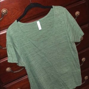 LuLaRoe Classic T Heathered Green 2XL